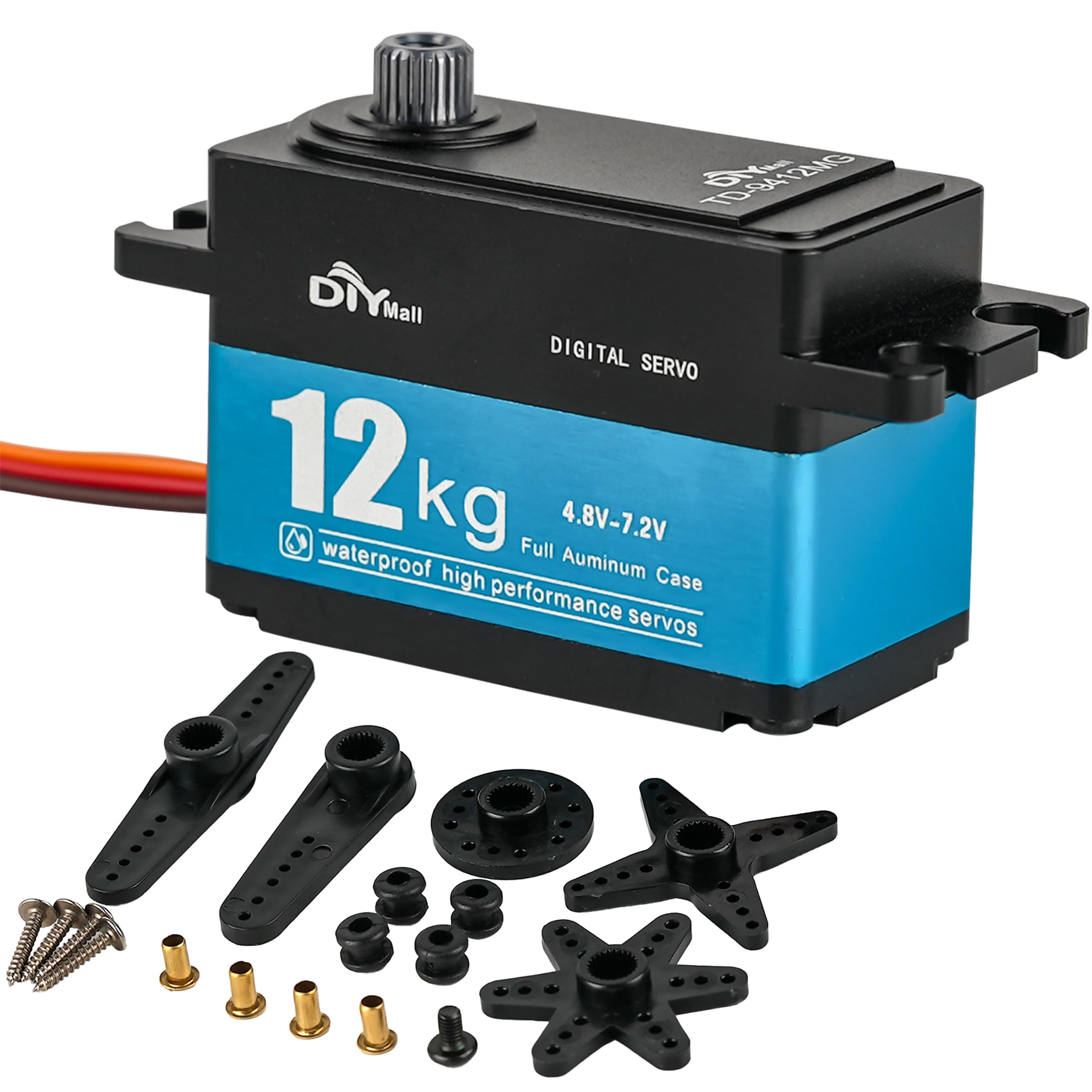 Amazon.com: Wishiot TD-9412 12KG Low Profile Servo Full Metal High